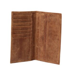 Minimalist Leather Card Holder Wallet with Multiple Slots 3.5 x 7.4 - Ziwore